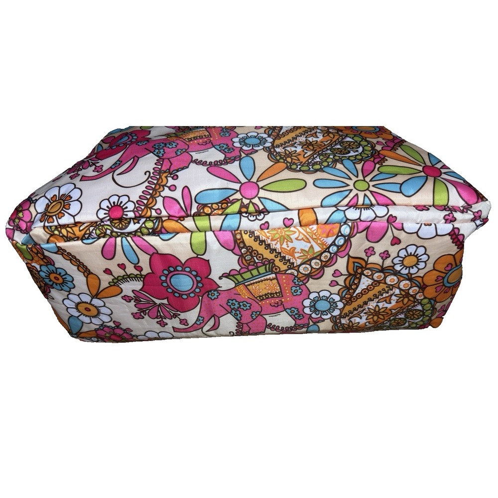 Lesportsac Elephant Floral Weekender Travel Bag Hippie Dopamine Mod Duffle - Picture 6 of 13